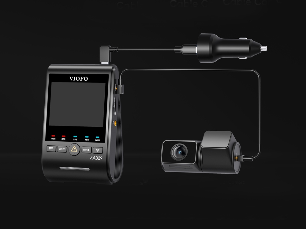 KAMERA SAMOCHODOWA VIOFO A329S 2CH 4K HDR GPS WIFI SONY STARVIS 2 Model VIOFO A329S 2CH