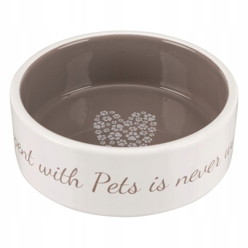 

Miska ceramiczna Pet's Home kremowa/ciemnoszara