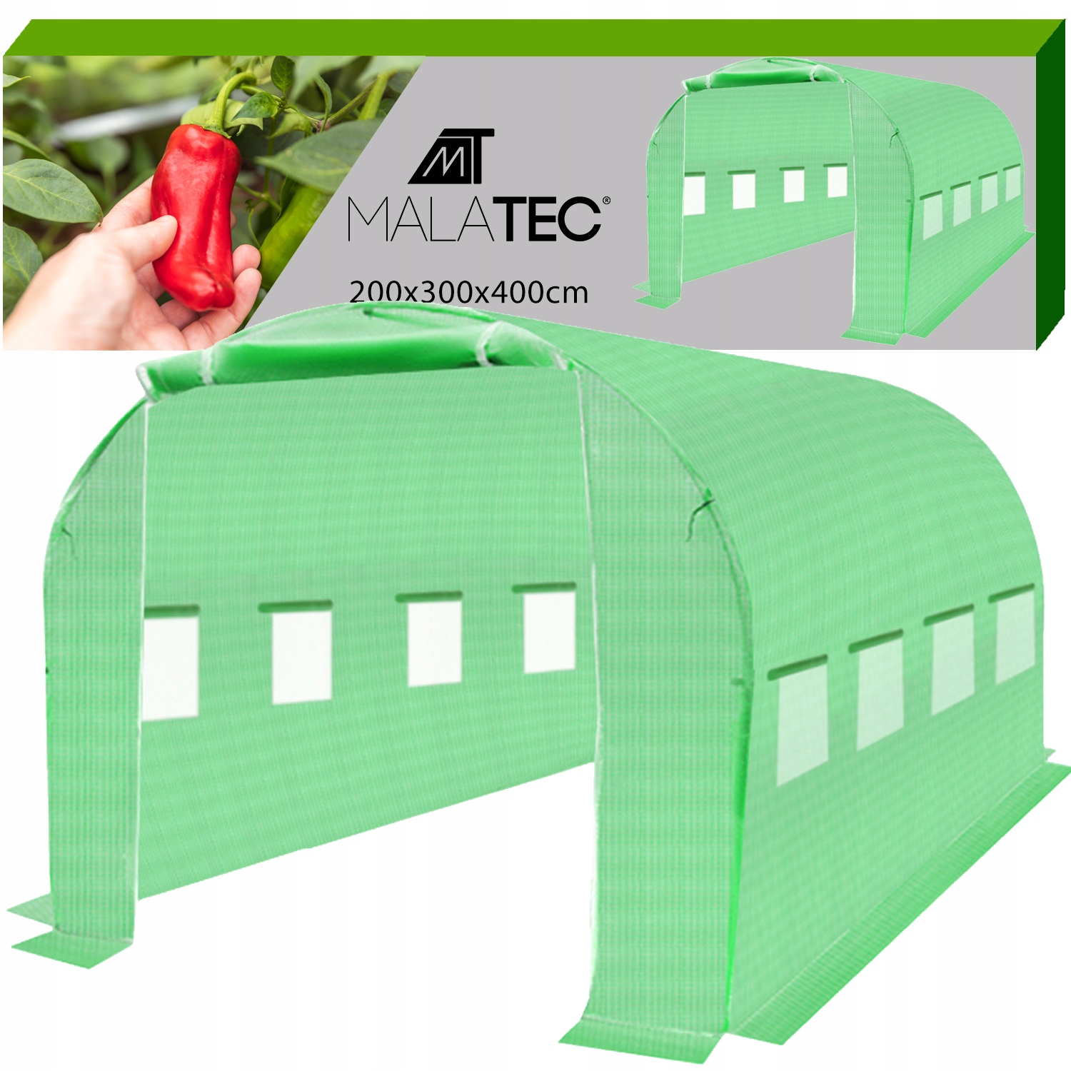 

Folia Ogrodnicza Tunelowa do Tunel Foliowy 4x3x2m