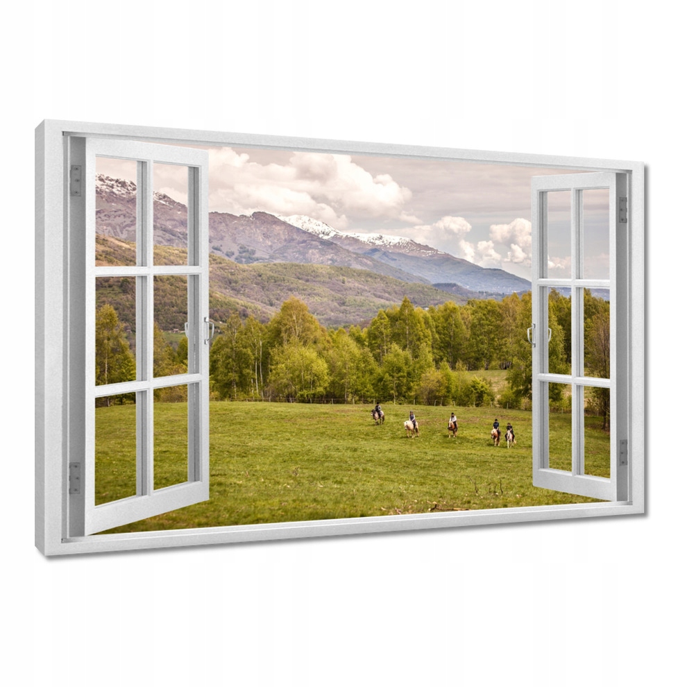 

Obrazy 120x80 Wycieczka konna w góry