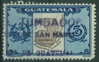 Ecuador 5 cts. - Mapa