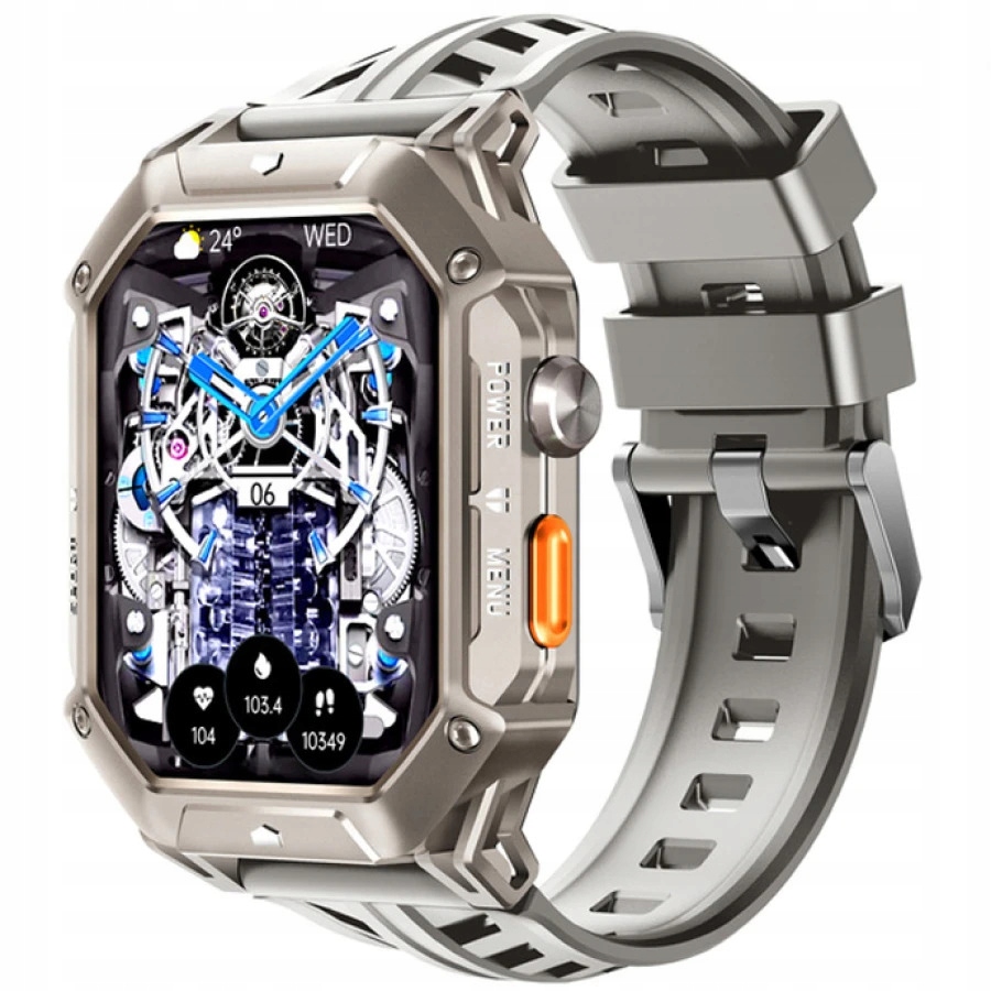 Hodinky Chytré Hodinky Rubicon Velká Baterie 1000 mAh Připojení Sms Puls Kompas