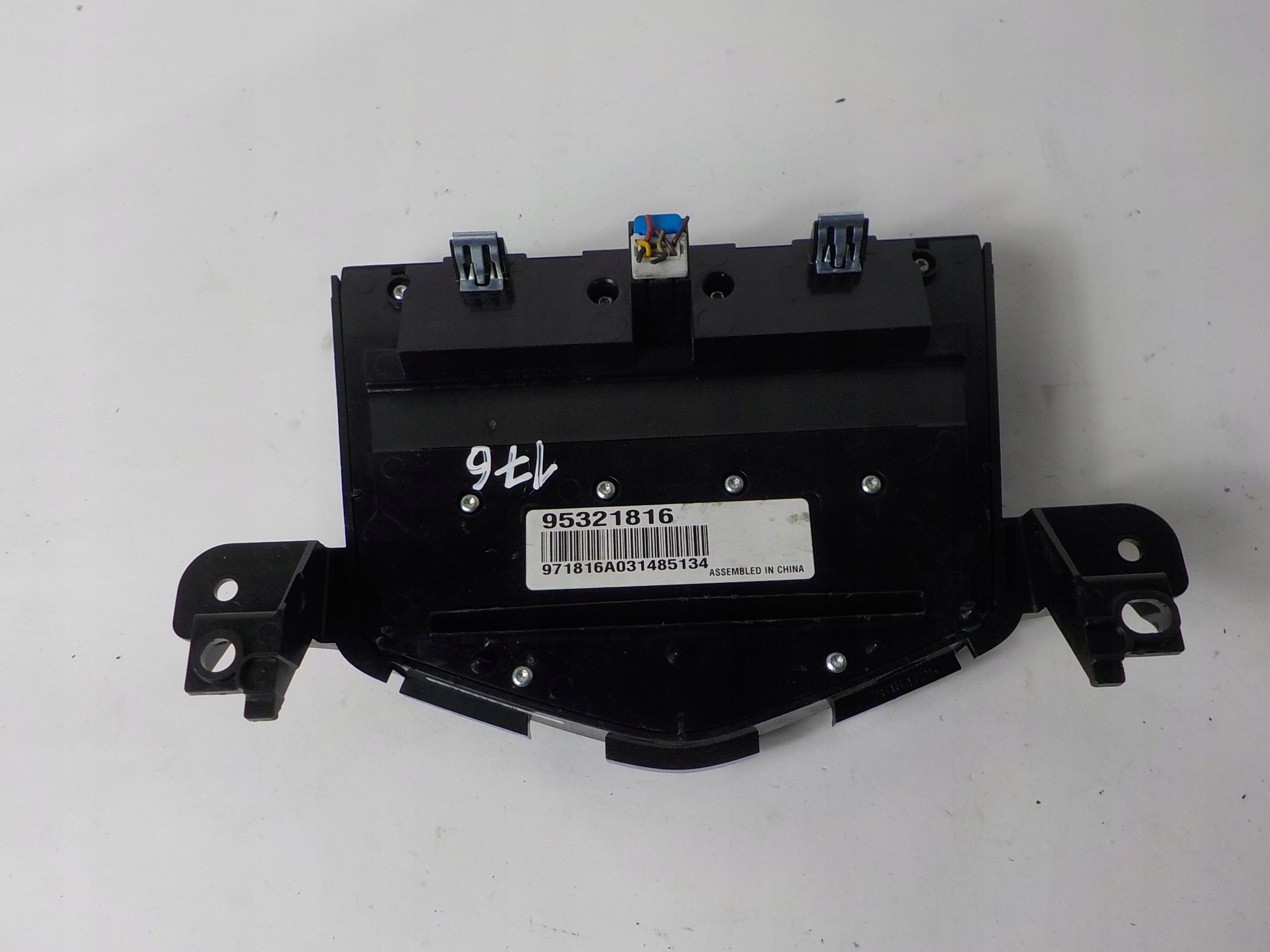 CHEVROLET CRUZE PANEL schalter klimaanlage 95321816