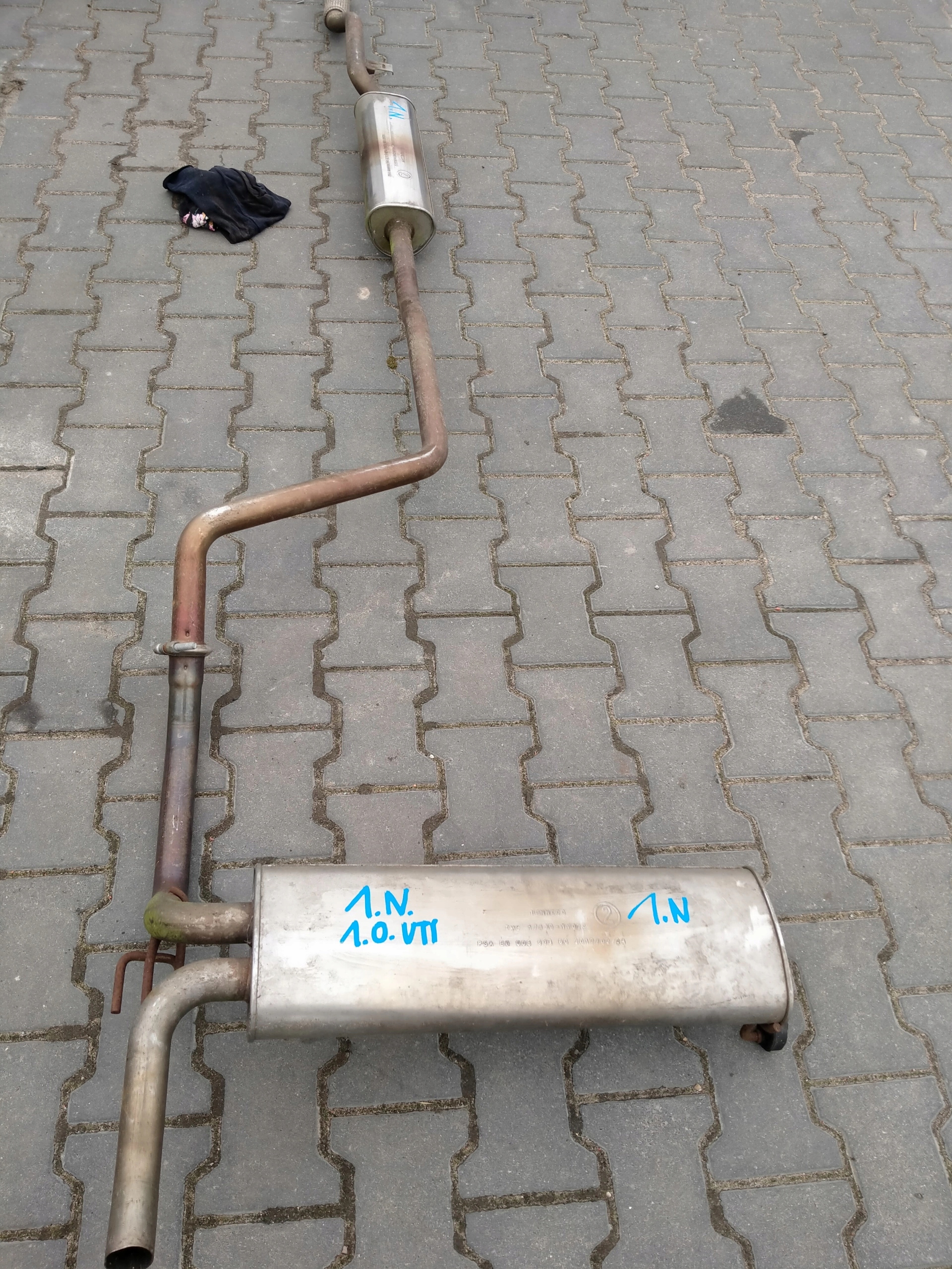 CITROEN C1 II глушитель труба 1.0 PSA00893380