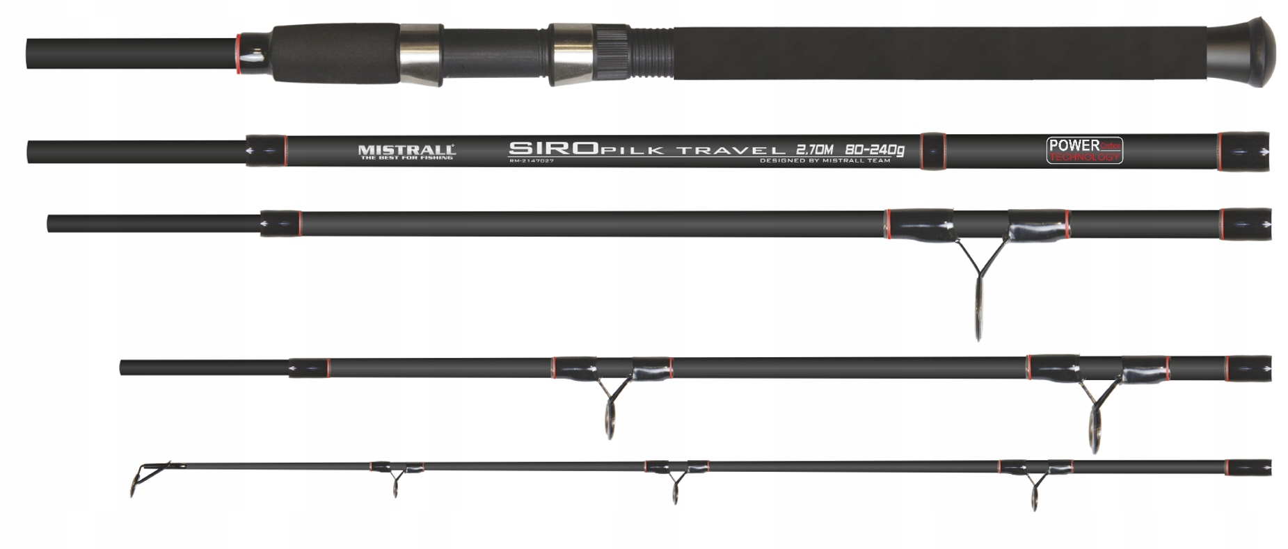 Wędka Mistrall Siro Pilk Travel 2,70m 80-240g