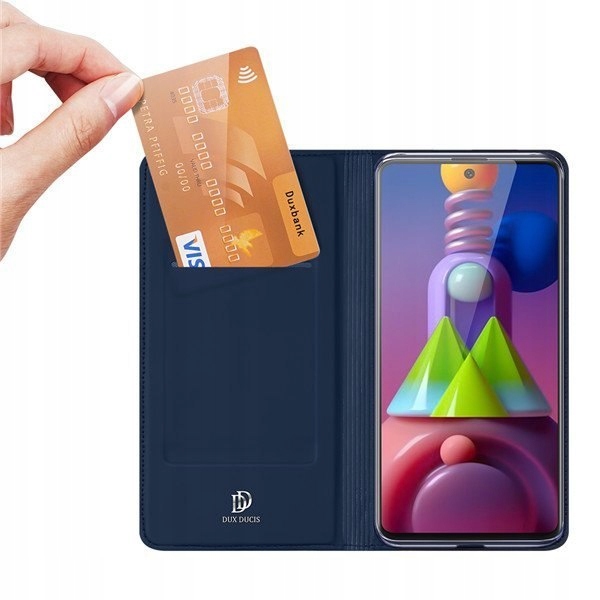 Etui Dux Ducis + szkło 2,5D do Samsung Galaxy M51 Dedykowany model Galaxy M51