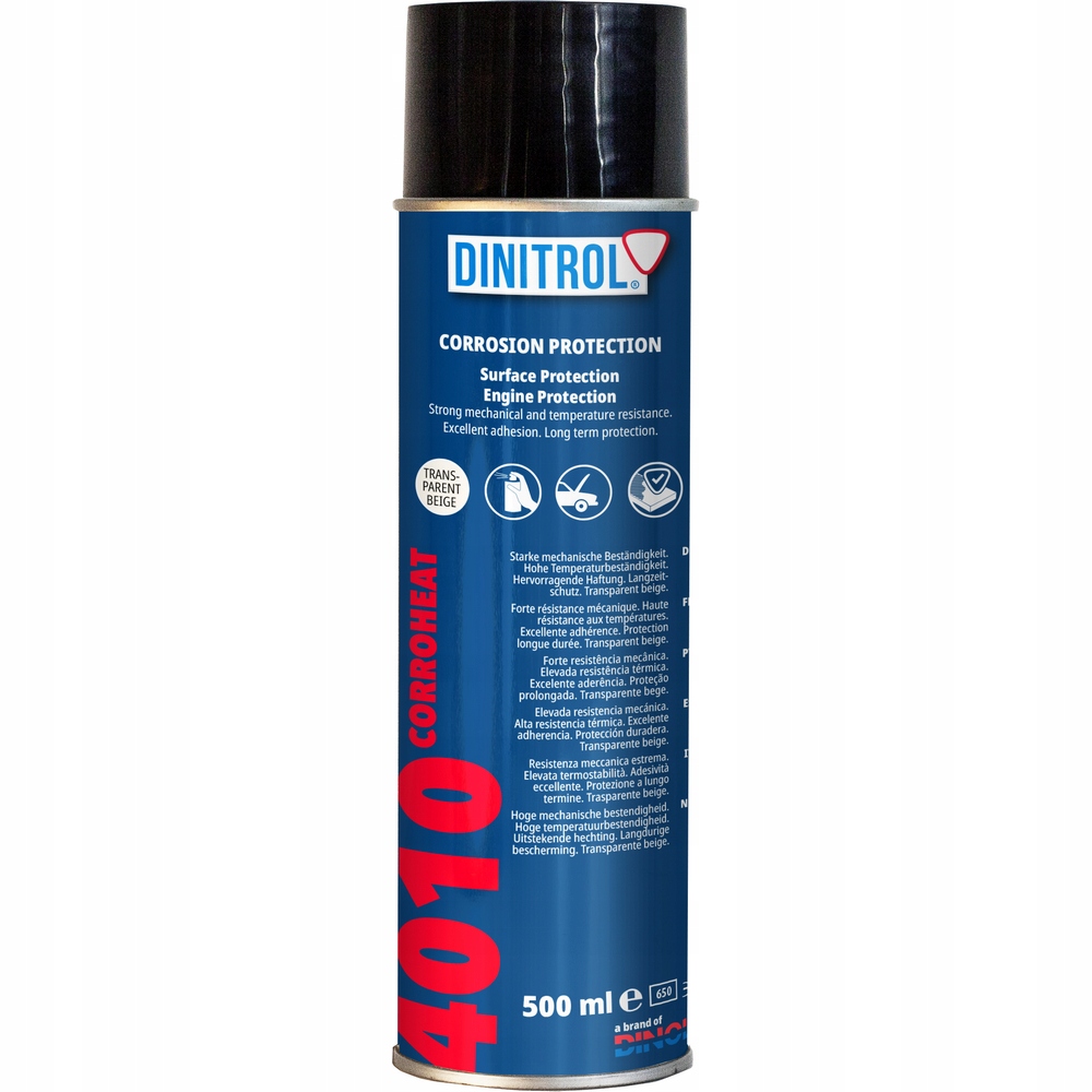 Ochrona silnika tłumików Dinitrol 4010 200°C Spray 500 ml