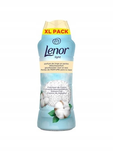 Levně Vonné perličky Lenor Beads Light Cotton Fresh na praní 495 g