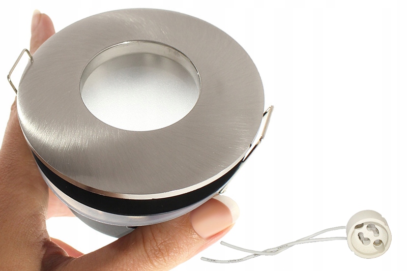 OPRAWA HALOGENOWA LED SUFITOWA STAŁA SATYNA OCZKO Liczba punktów światła 1