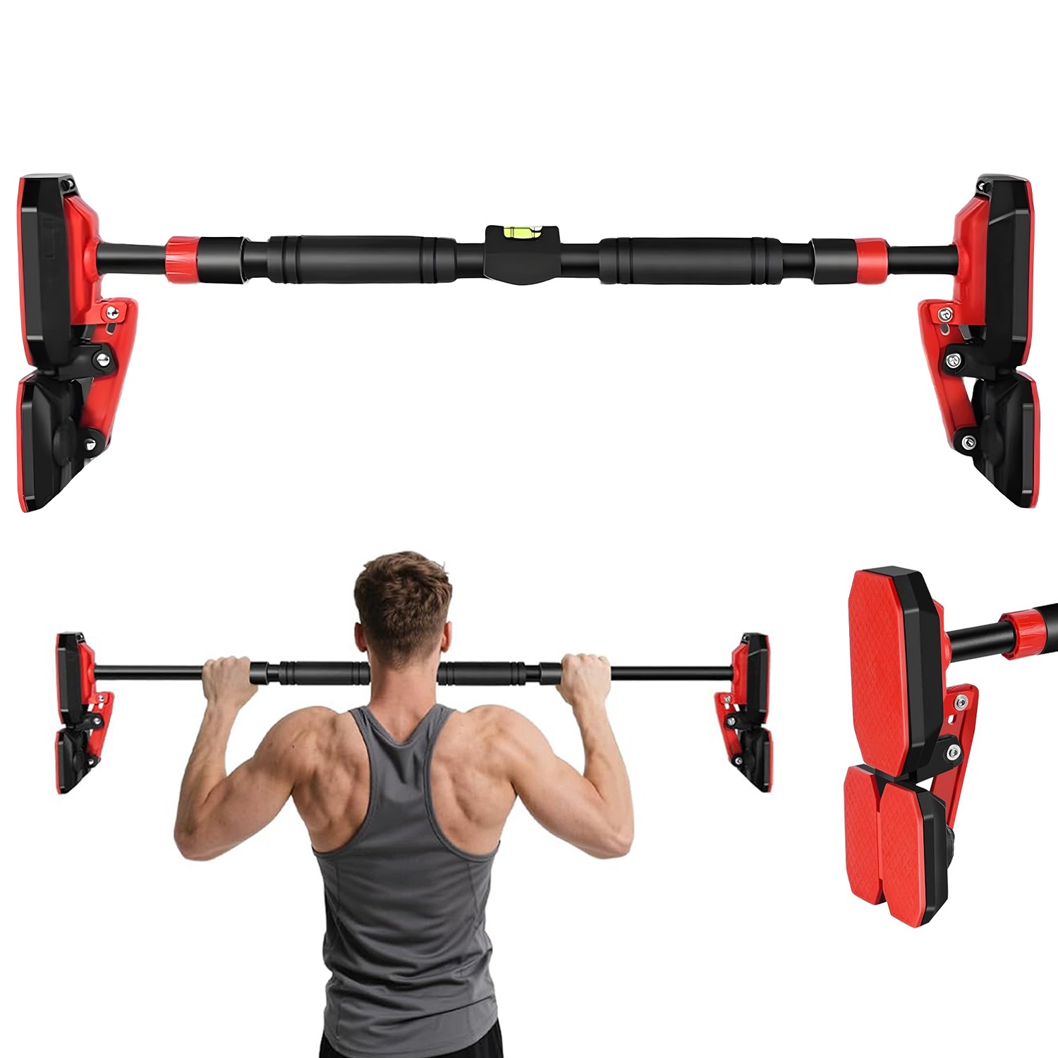 Hrazda Bedee 76-100 cm 200 kg na roztažení s pěnou do domácnosti