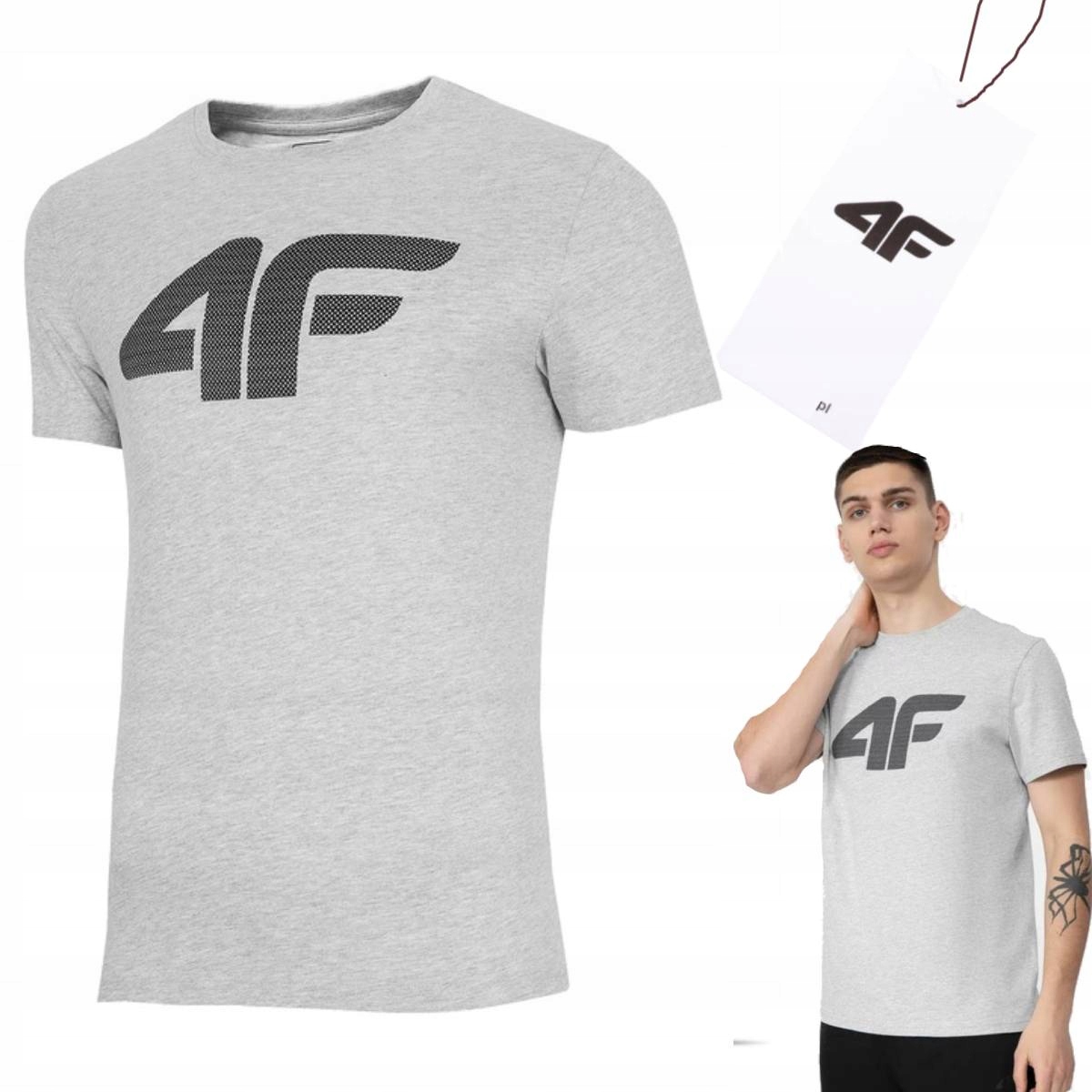 Koszulka Podkoszulek Męski Do Biegania T Shirt 4F