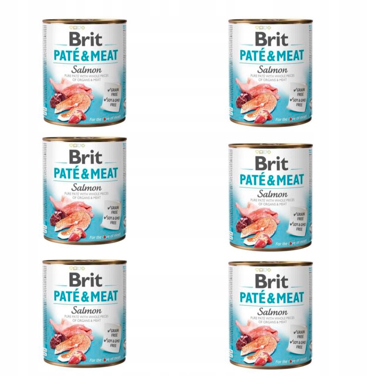 Levně Brit krmivo s lososem 0,8 kg