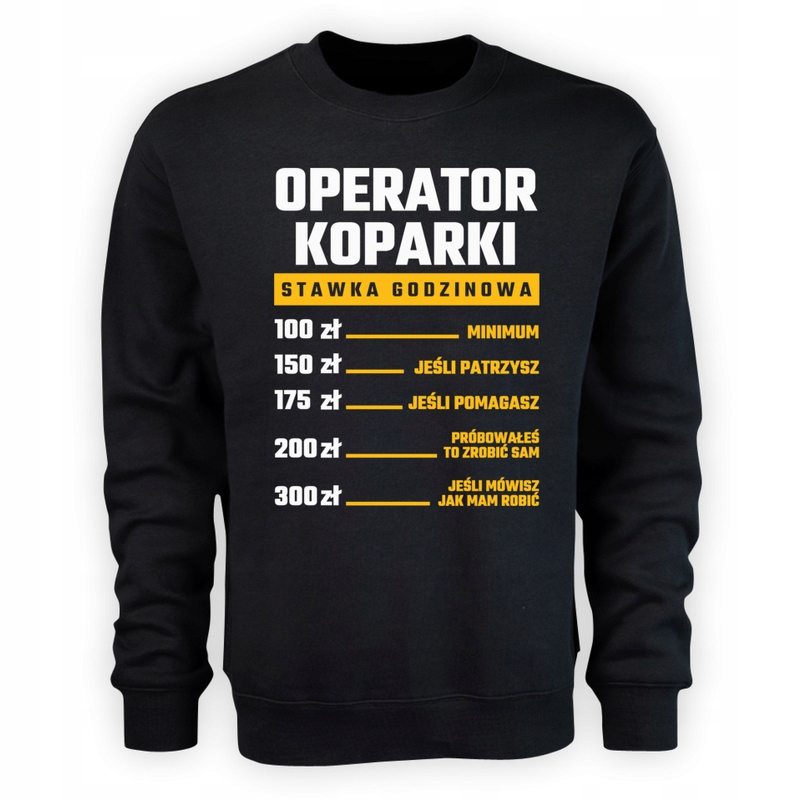 

Operator Koparki Stawka Godzinowa Bluza