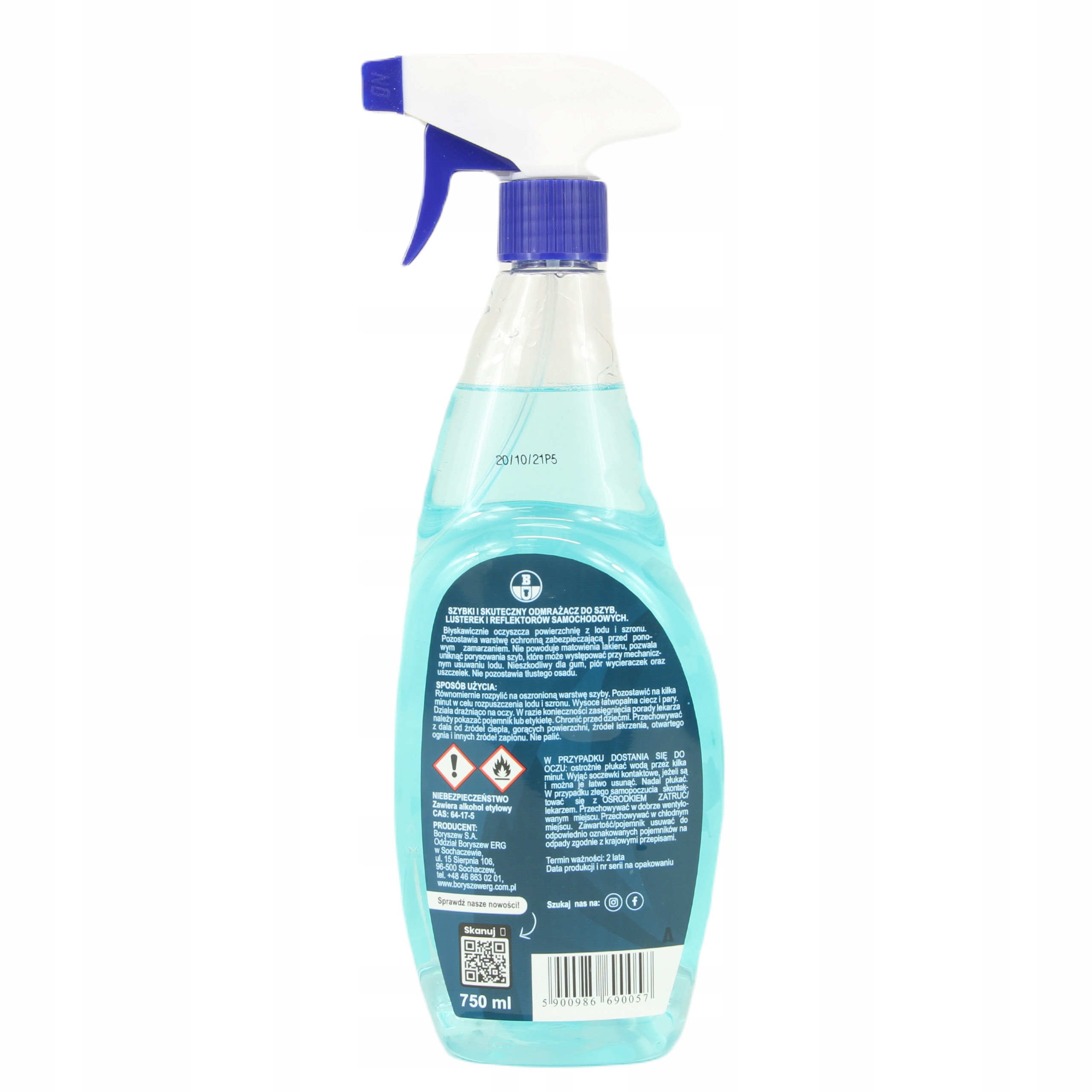 

Borygo Odmrażacz Do Szyb 750ML Atomizer