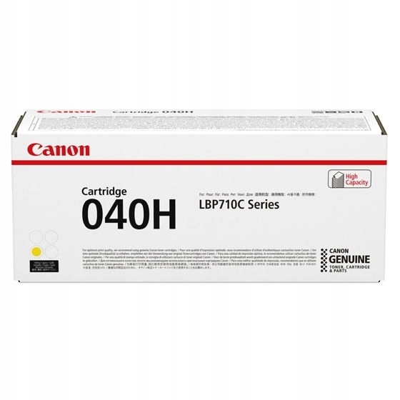 Canon Crg 040 H Y, žlutý velký