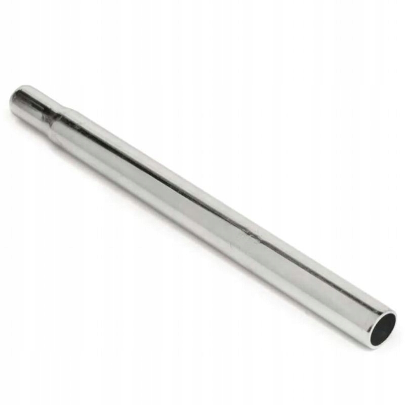 Wspornik siodła 25,4x500mm sztyca rowerowa bez jarzma stalowa Chrom