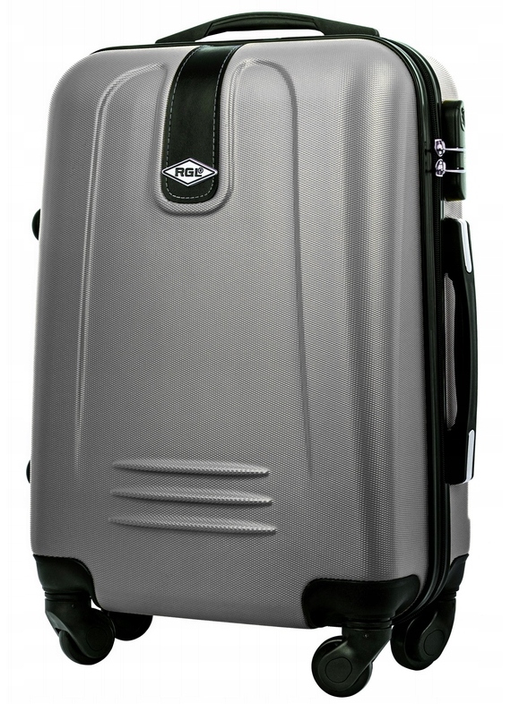 Kabinowa Walizka Mała Rgl Podróżna Bagaż Do Samolotu Abs Szara