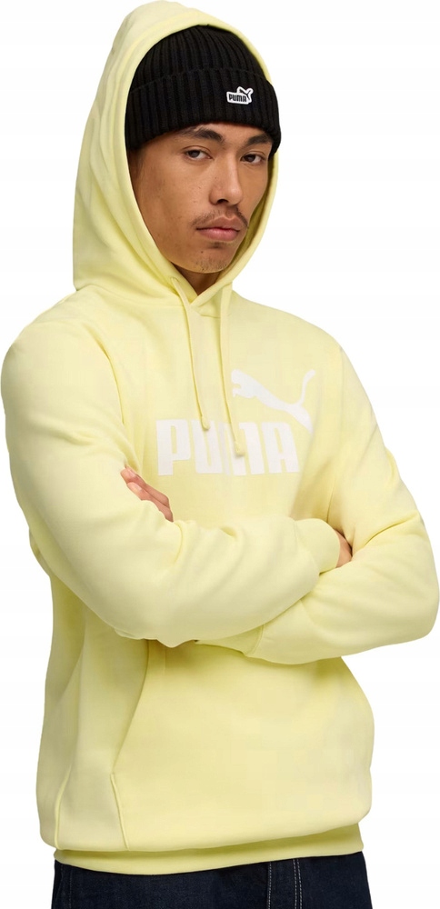 Pánská Mikina Puma Ess NO.1 Logo Hoodie Fl Žlutá 682571 35 r L