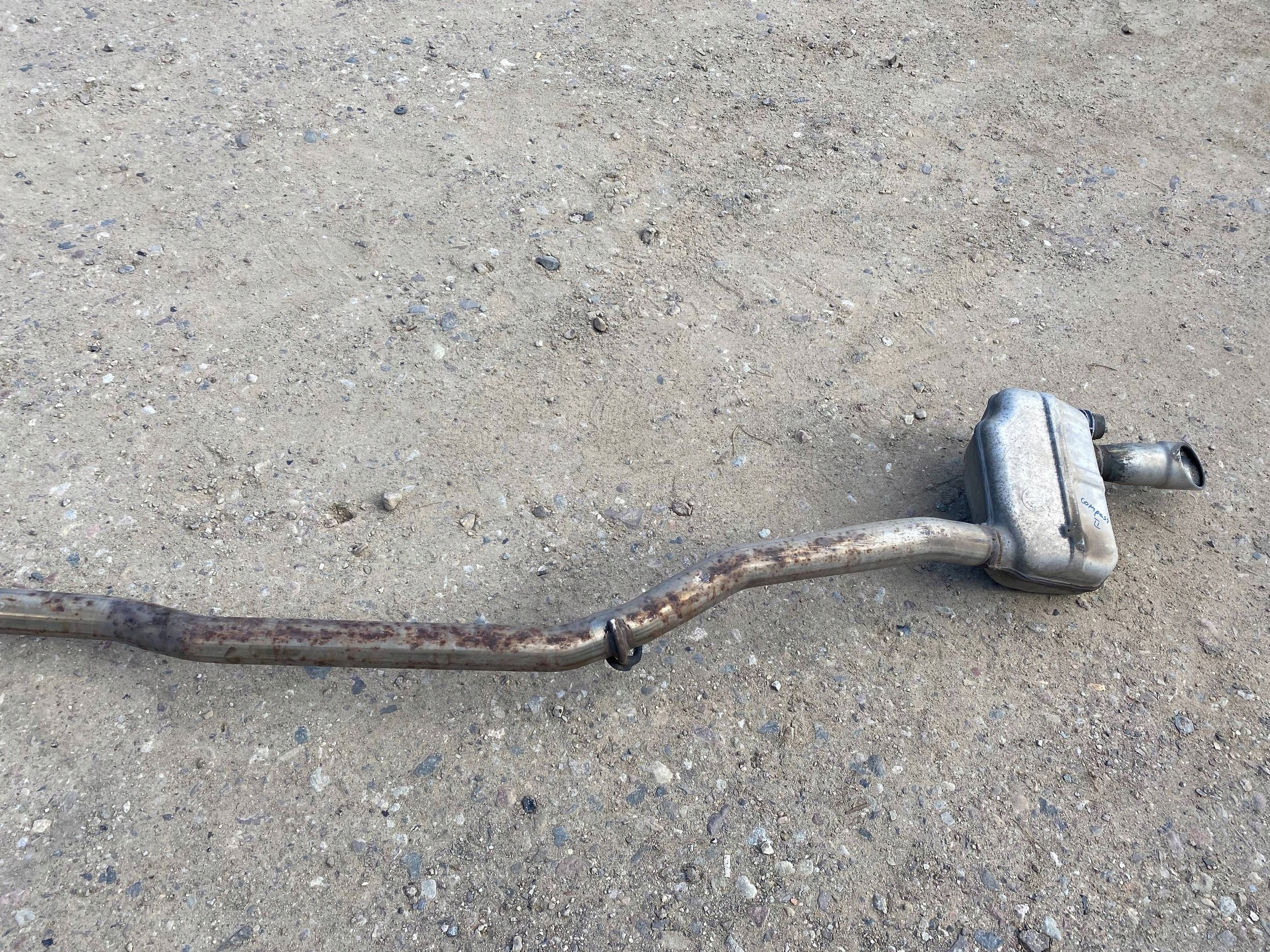 JEEP COMPASS II 1.6 complete exhaust pipe TLUMIK 53435909
