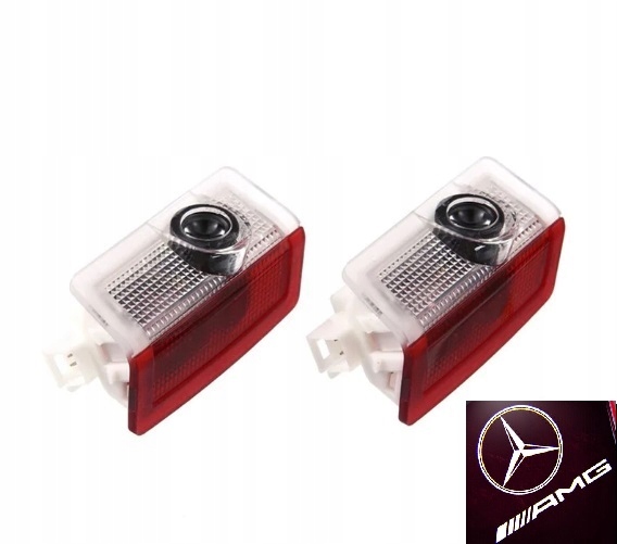 ///amg Mercedes Benz Led Logo Projektory W205 W212 W213 Gla Glb Glc Gle Gls