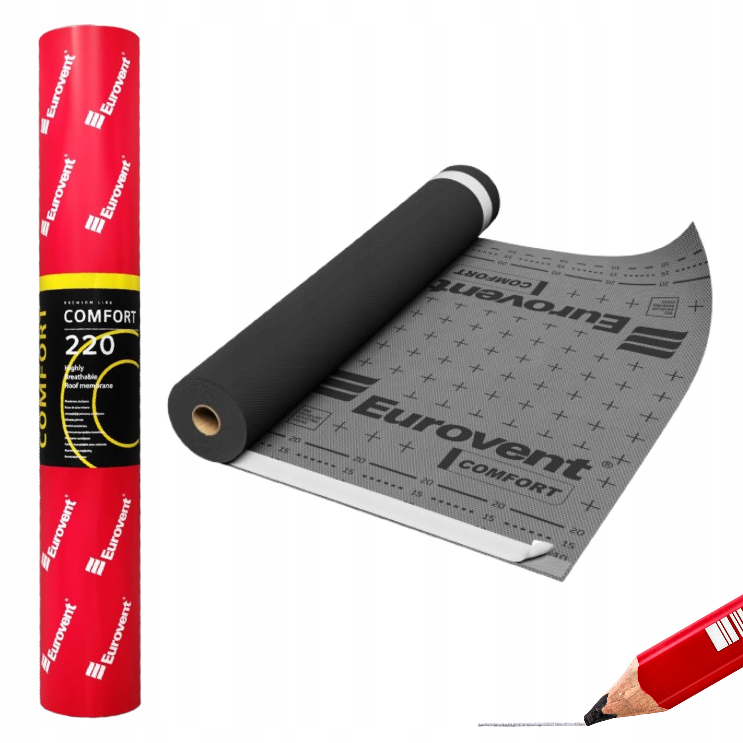 Strešná Membrána Eurovent Comfort 220 g S Lepiacimi Páskami SK2