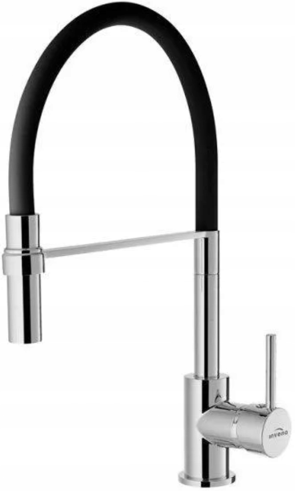 Stojanková kuchynská batéria Invena Kameleon čierna