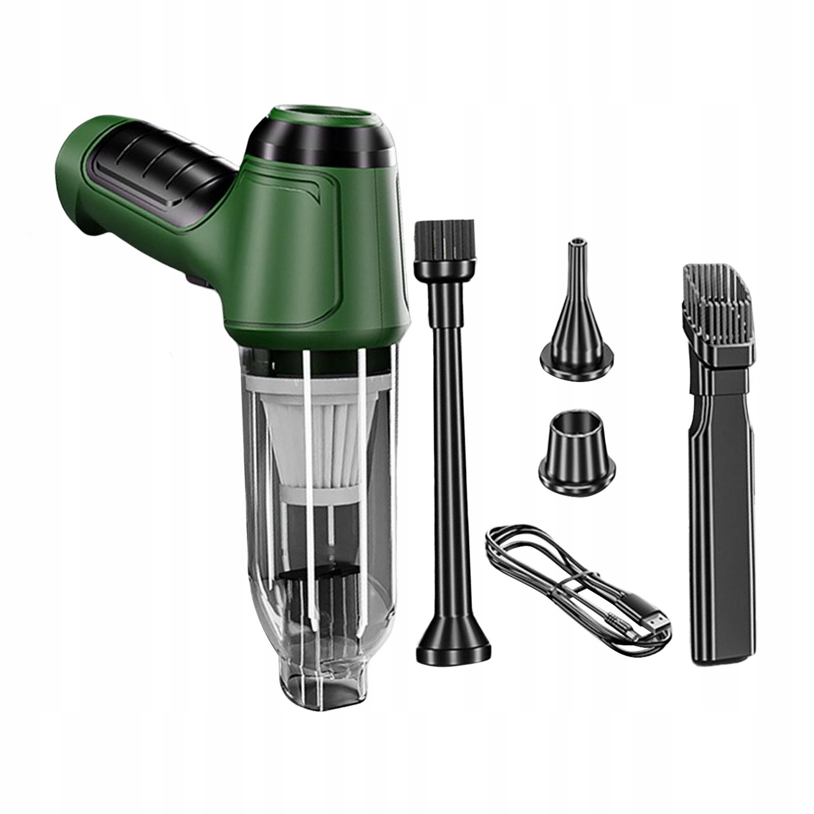 Odkurzacz samochodowy Robot Odkurzający z zielonym Producent bez marki