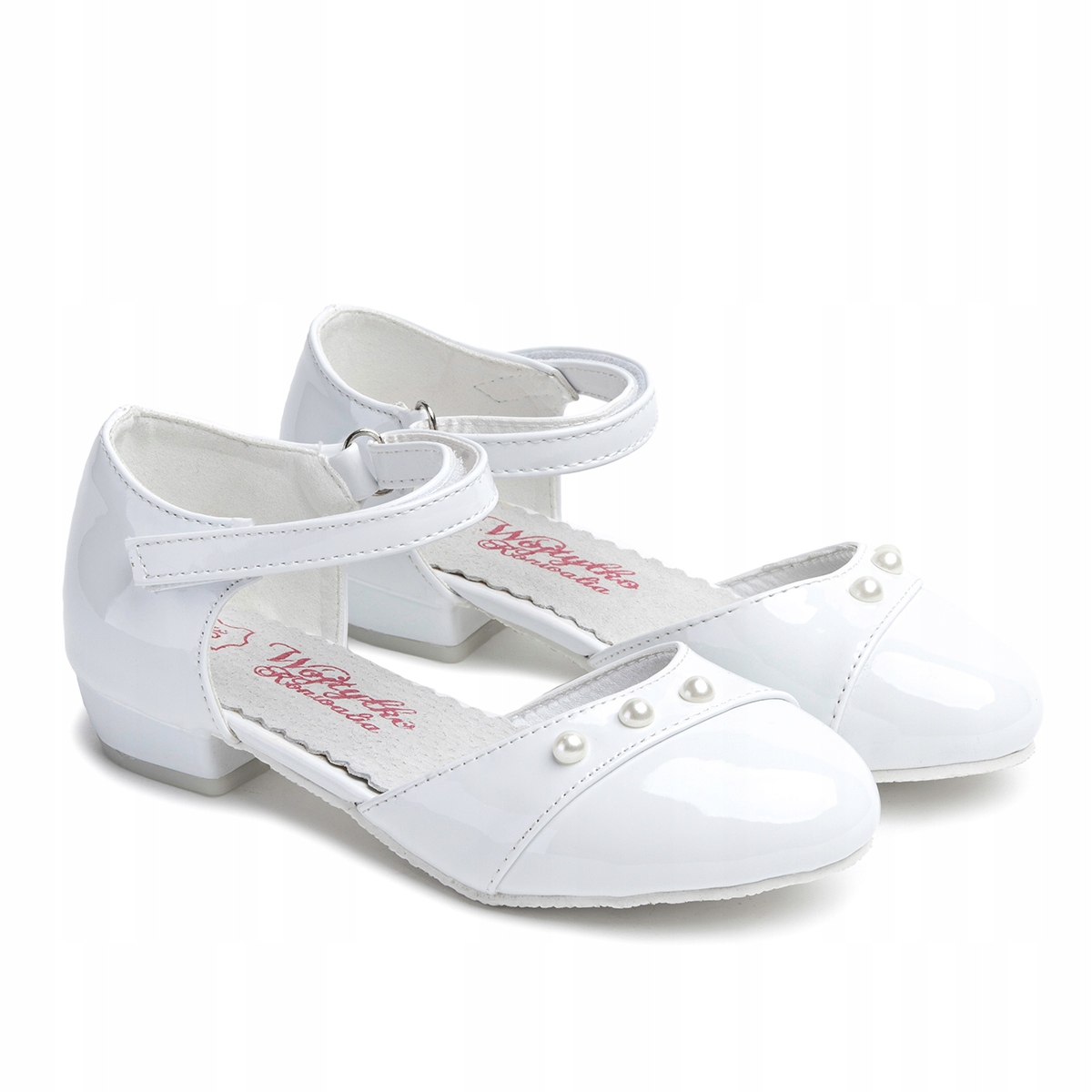 

Buty komunijne na rzep wkł.SKÓRA Wojtyłko