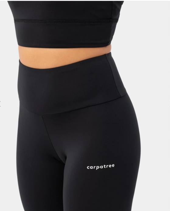 Legginsy Czarne Do Biegania Z Wysokim Stanem M