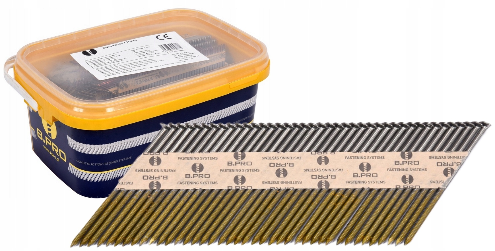 Páskové Hřebíky Pro Hřebíkovačku YT-09240 75 mm, průměr 2,8 mm, 3000 ks Vorel 72012