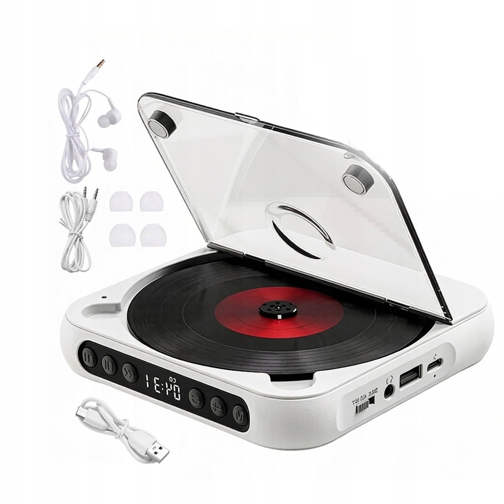 Přenosný CD MP3 Přehrávač S Bluetooth Reproduktorem, Funkce Opakování Ab