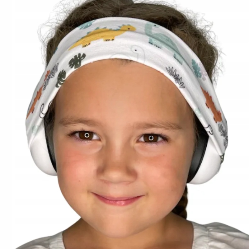 ECIPECI SŁUCHAWKI WYGŁUSZAJĄCE OCHRONNE DLA DZIECI I NIEMOWLĄT Informacje dodatkowe regulowany rozmiar wymienny pasek