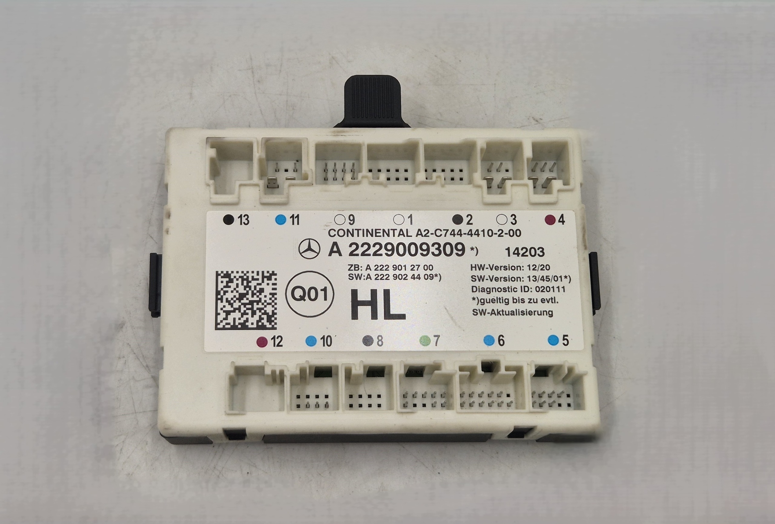 module control unit door left rear part MERCEDES S W222 2229009309 original!!
