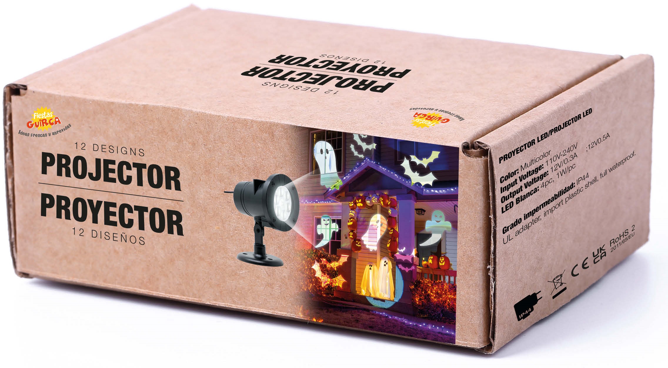 Projektor LED Zewnętrzny Halloween 12 Animacji Święta Jesień Kod producenta FG26800