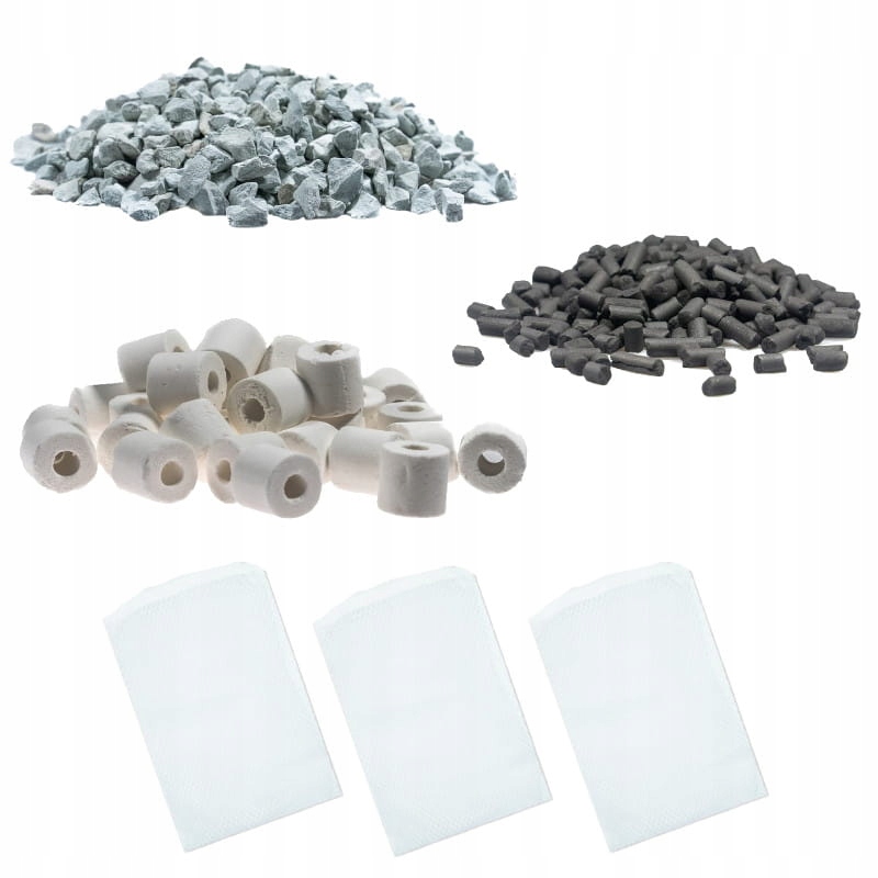 

Zestaw Bio Ceramika Zeolit Węgiel Aktywny Siatki