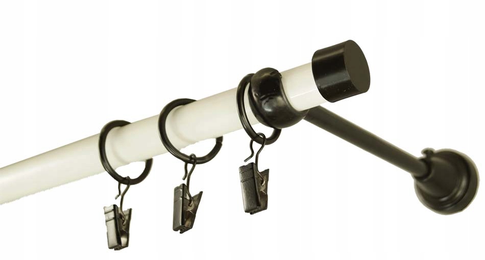 Karnisz metalowy UNO fi 19 pojedynczy 150 cm Rodzaj karnisza pojedynczy