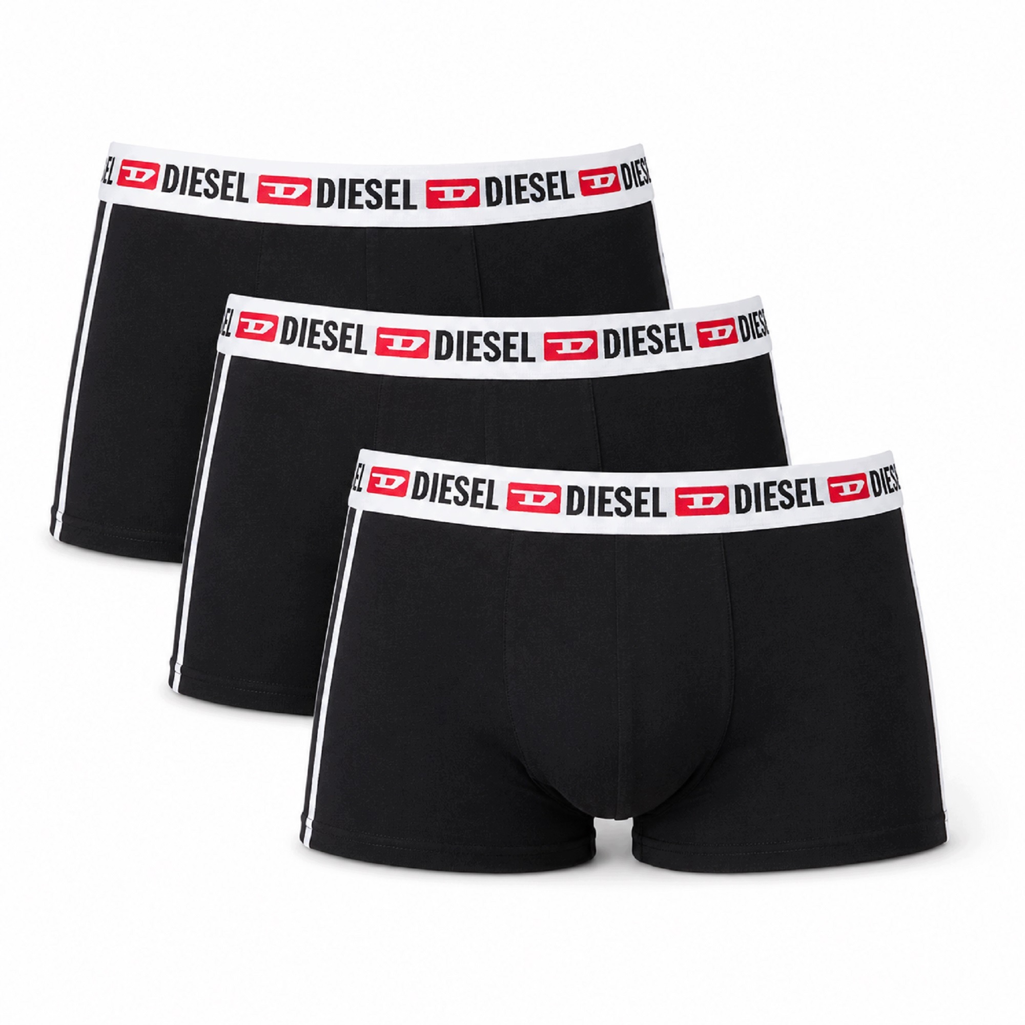 Pánské boxerky Diesel Men Shawn r.XL 3-PAK černé módní bavlněné