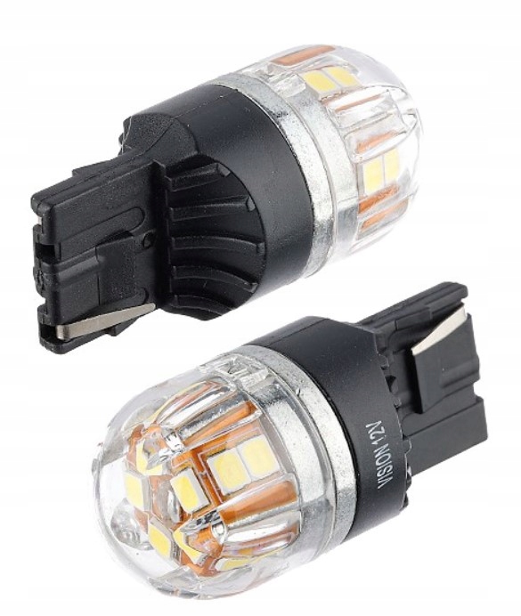 

Żarówka Vision W21W T20D 15xSMD Canbus Biała x2