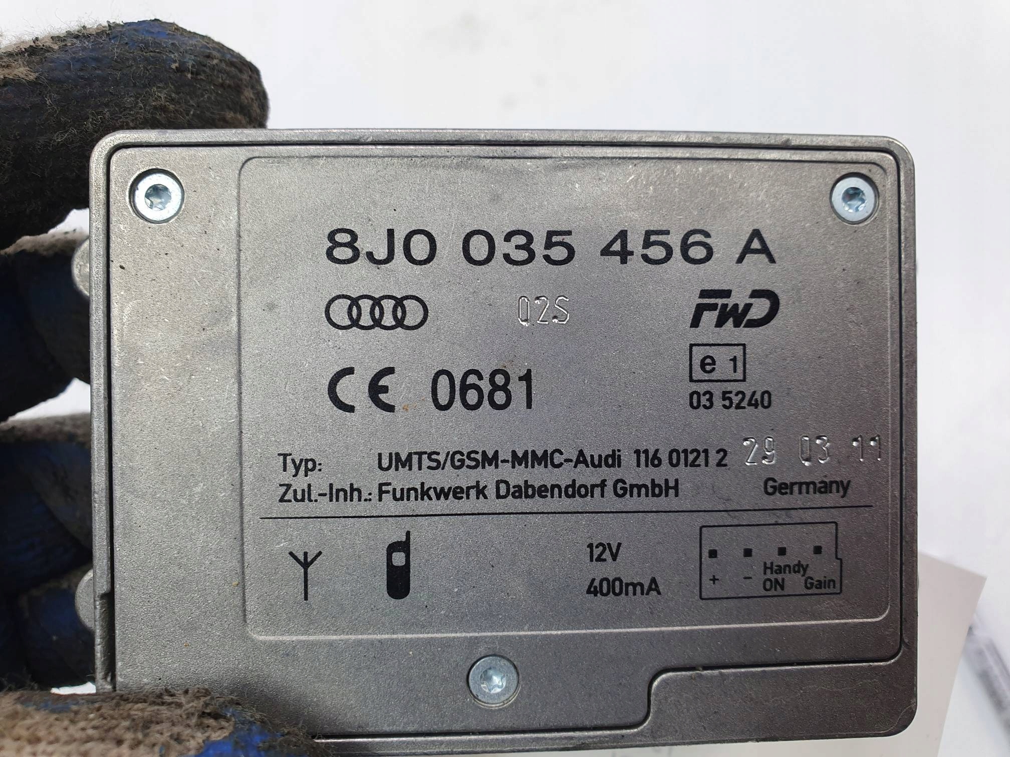 Verstärker ANTENY 8J0035456A AUDI A6 C7