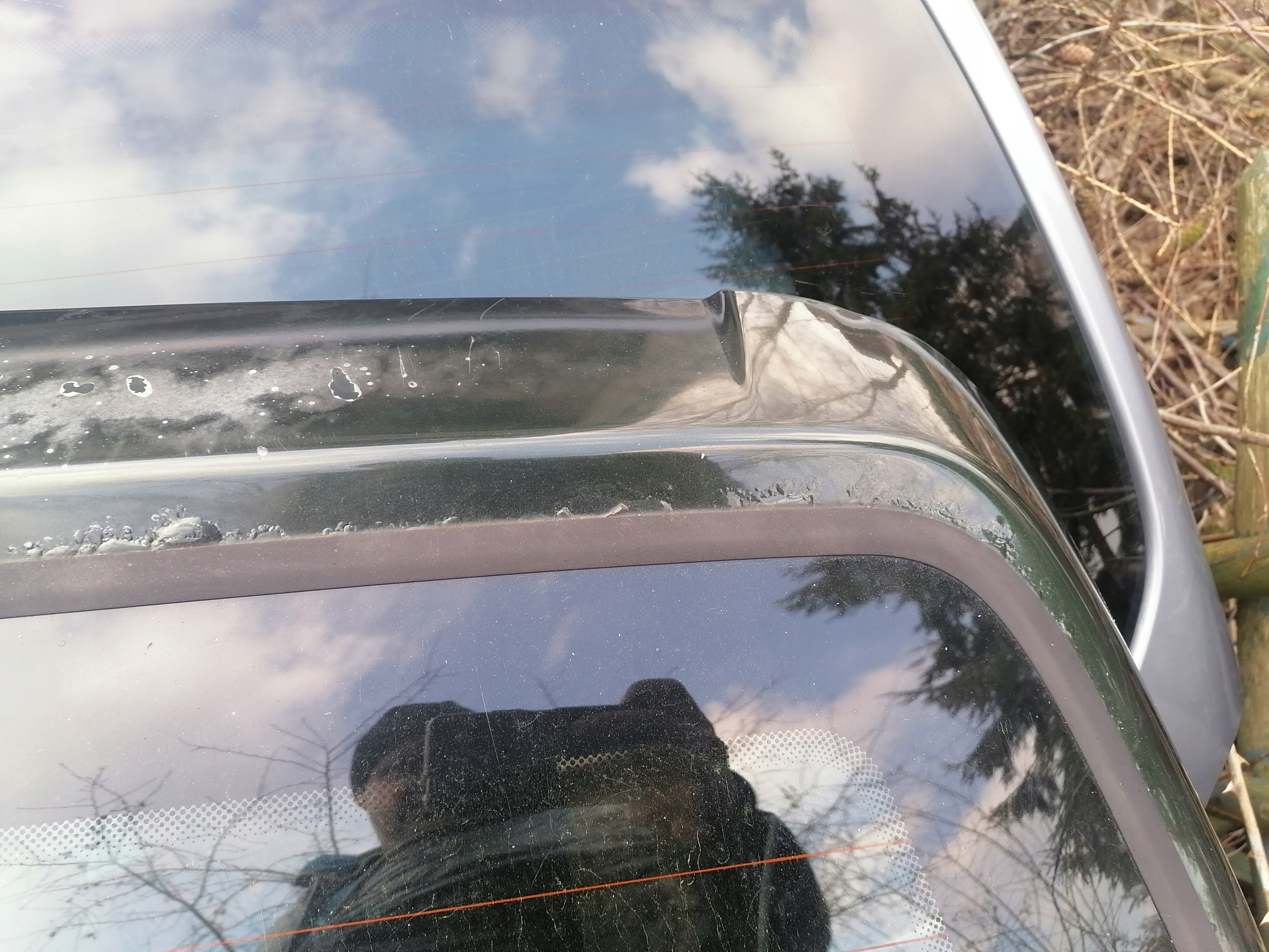 Z359 trunk door ZAFIRA A unprotected Z window
