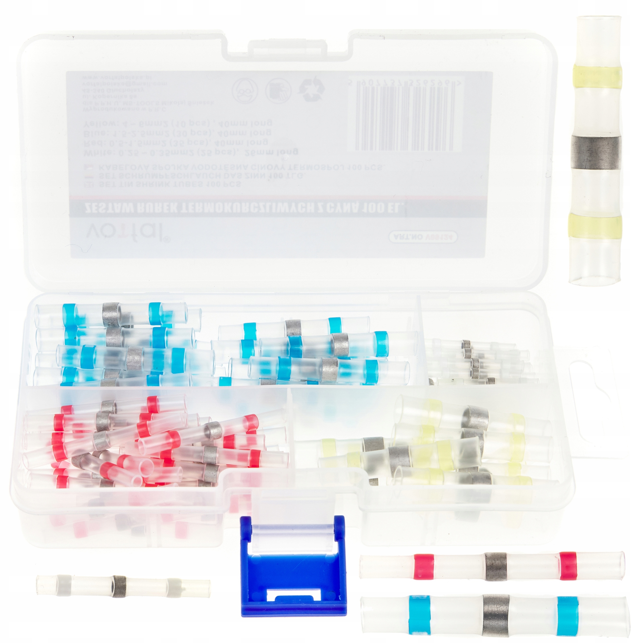 KOSZULKI ZŁĄCZKI TERMOKURCZLIWE Z CYNĄ 100 EL