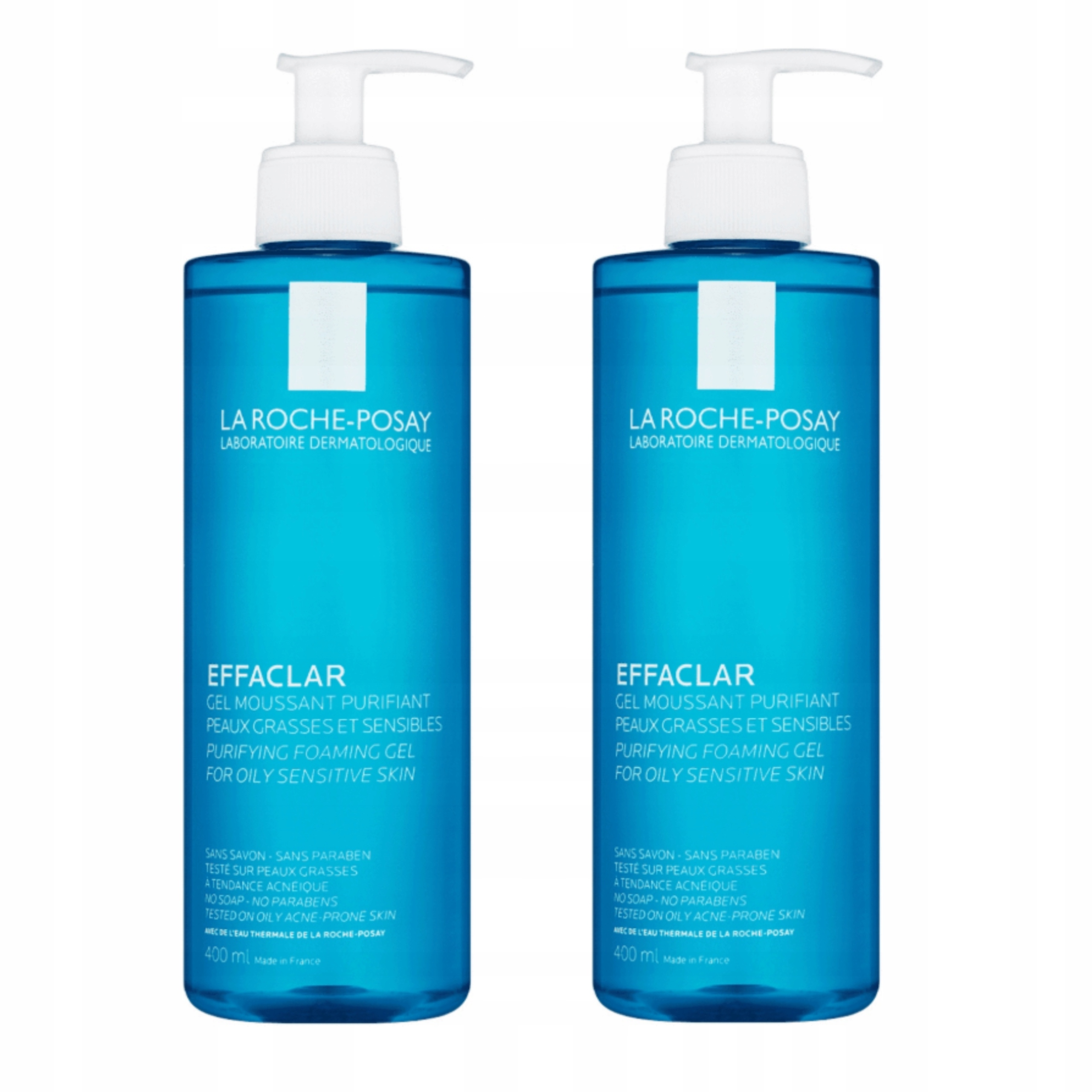 La Roche-Posay Effaclar żel oczyszczający 2 x 400ml