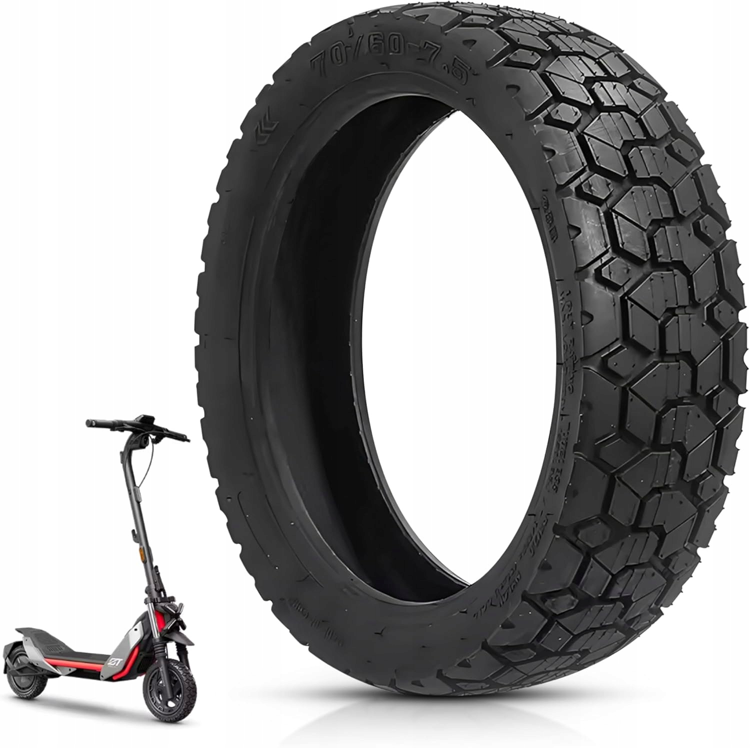 Pneumatické Kolo 70/60 7 5 11 Palců Pro Segway Ninebot Offroad 1 ks