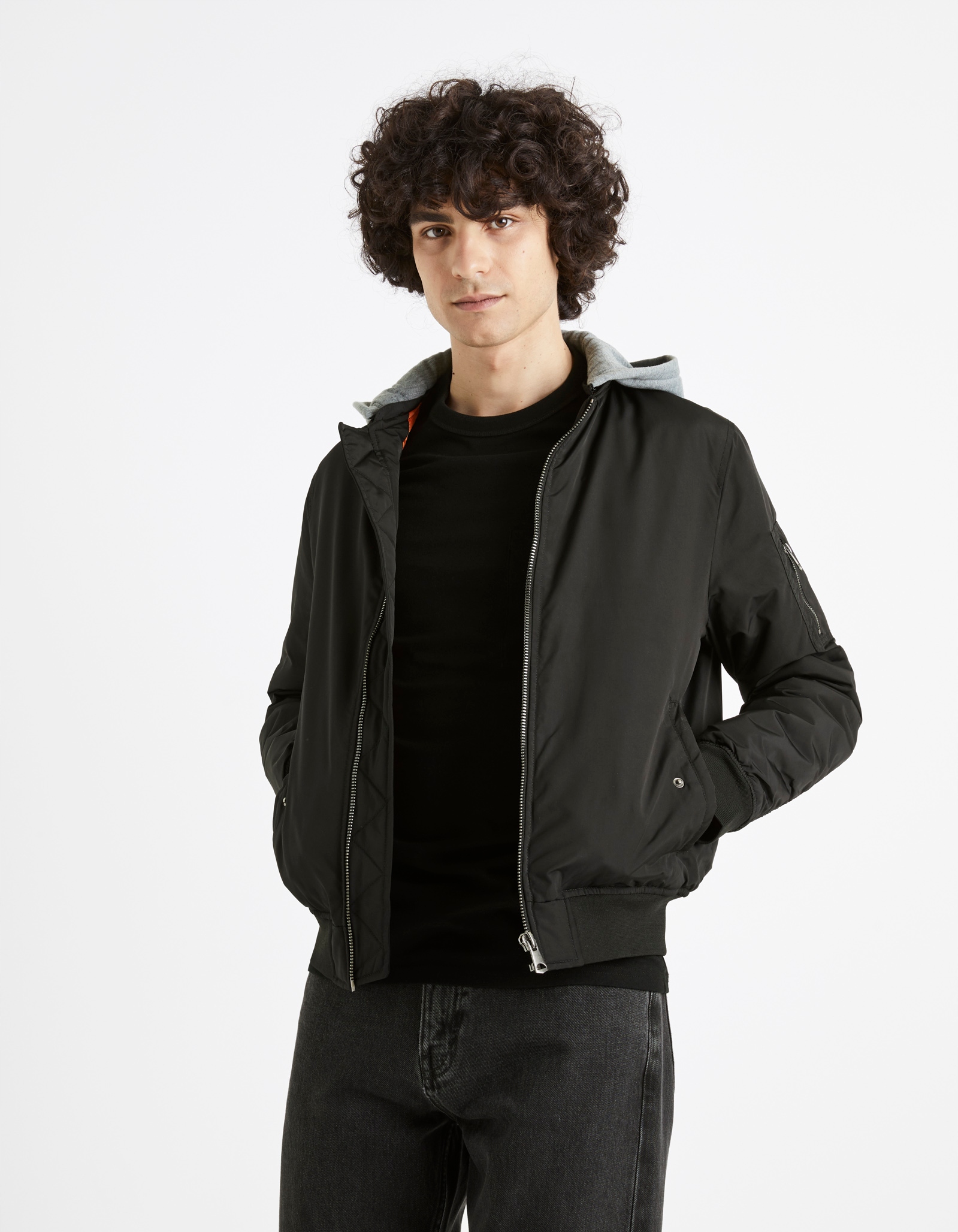 Celio Bunda bomber s kapucí Cujameshoo