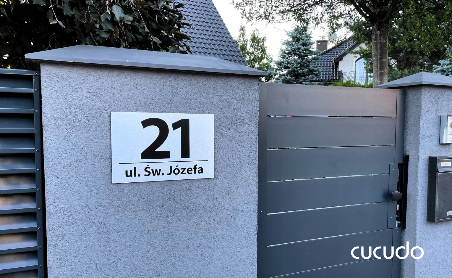 Tabliczka tablica ADRESOWA numer domu numer na dom ALUMINIOWA 40x27 KOLORY Kod producenta Wlayer