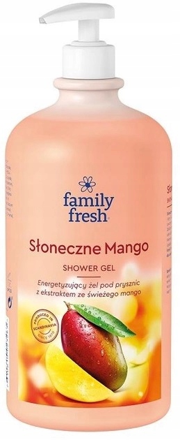 FAMILY FRESH ŻEL POD PRYSZNIC ENERGETYZUJĄCY SŁONECZNE MANGO 1L