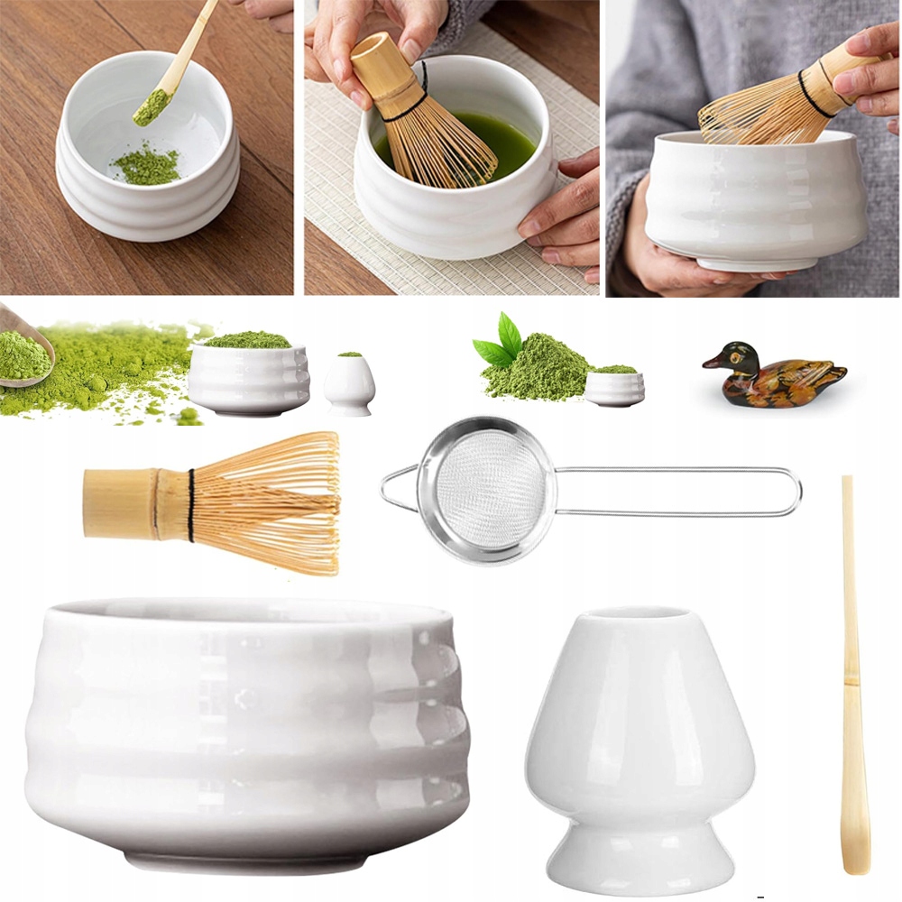 Sada Na Matcha, Šlehací Metla Matcha, Tradiční Lopatka, Držák Na Šlehací Metlu