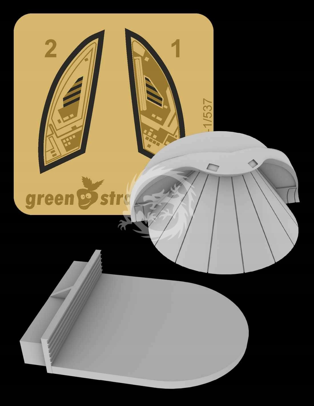 12421 Constitution Class (refit) Vstup do hangáru Green Strawberry for Sta