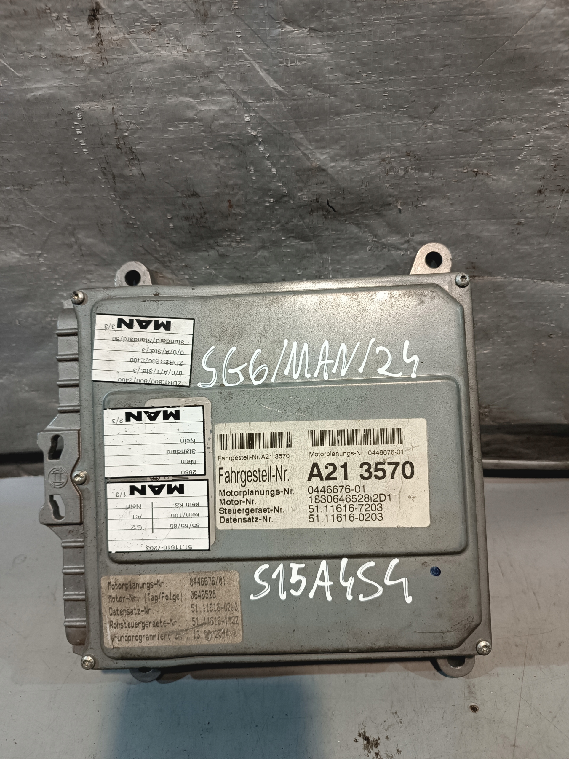 control unit of the engine MAN A213570