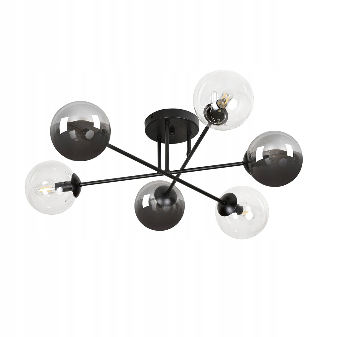 Stropní svítidlo Brendi 6B Bl MIX 1 loftová stínidla mix černá